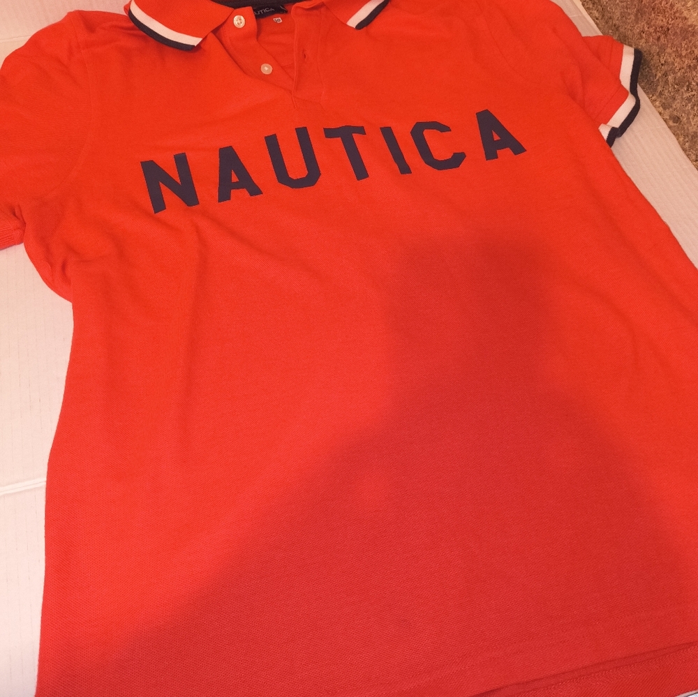 Nautica Red Polo Shirt